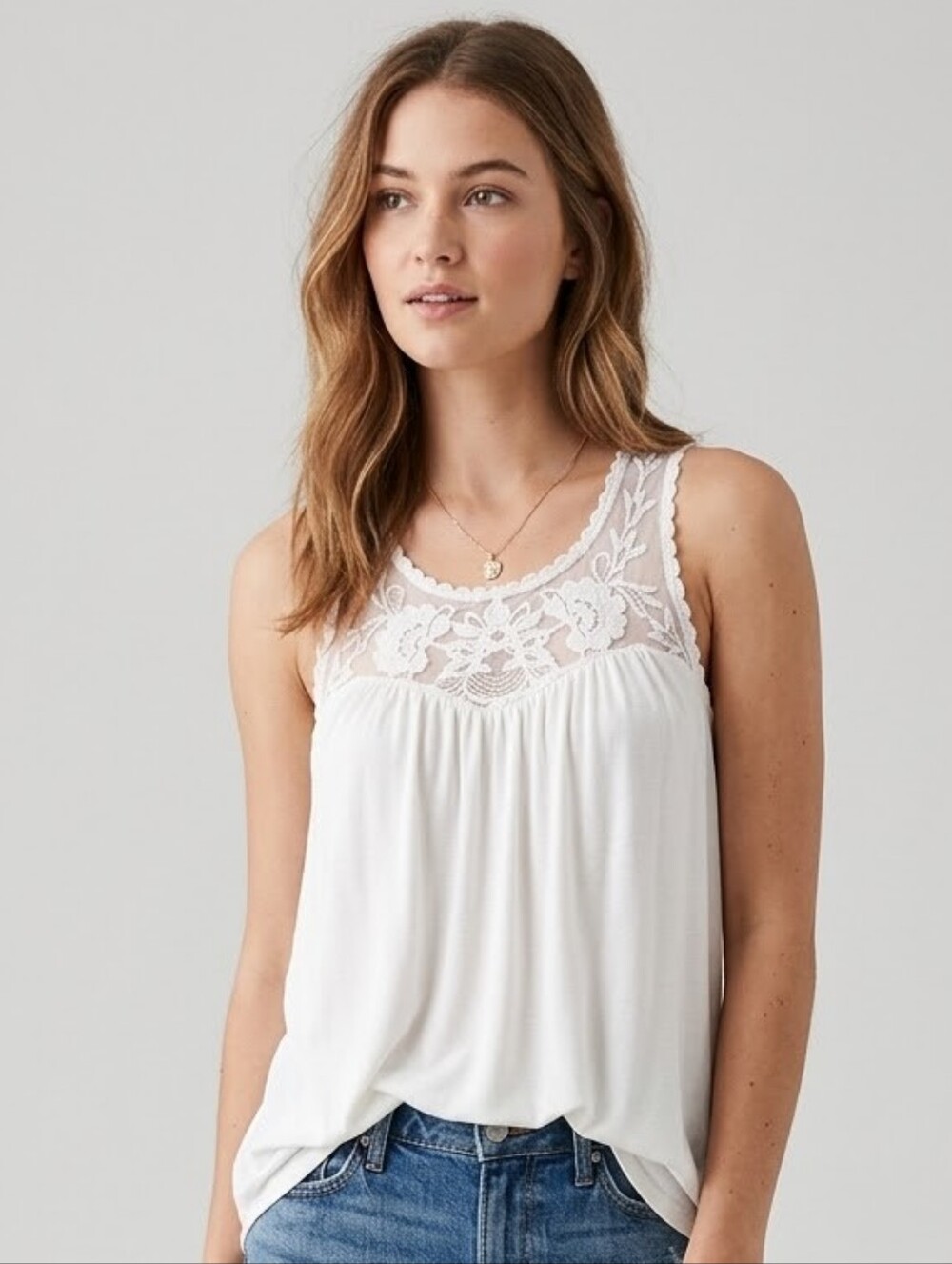 AEO Soft & Sexy Lace Tank